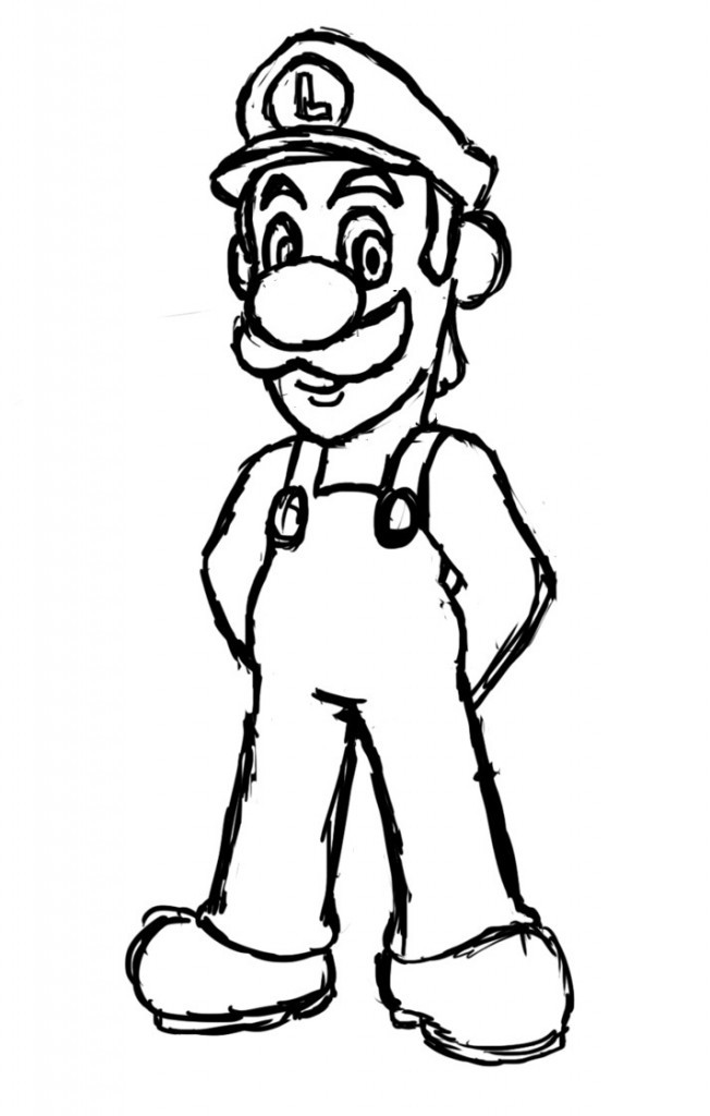 Coloring Pages For Teenagers Printable Free
 Free Printable Luigi Coloring Pages For Kids