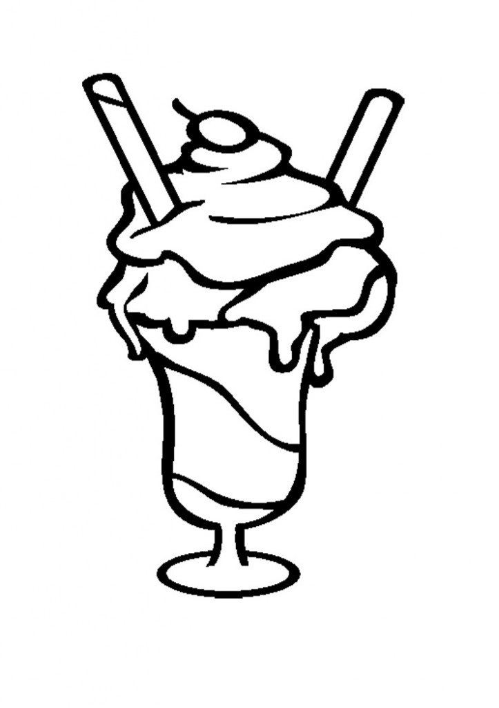 Coloring Pages For Teenagers Printable Free
 Free Printable Ice Cream Coloring Pages For Kids