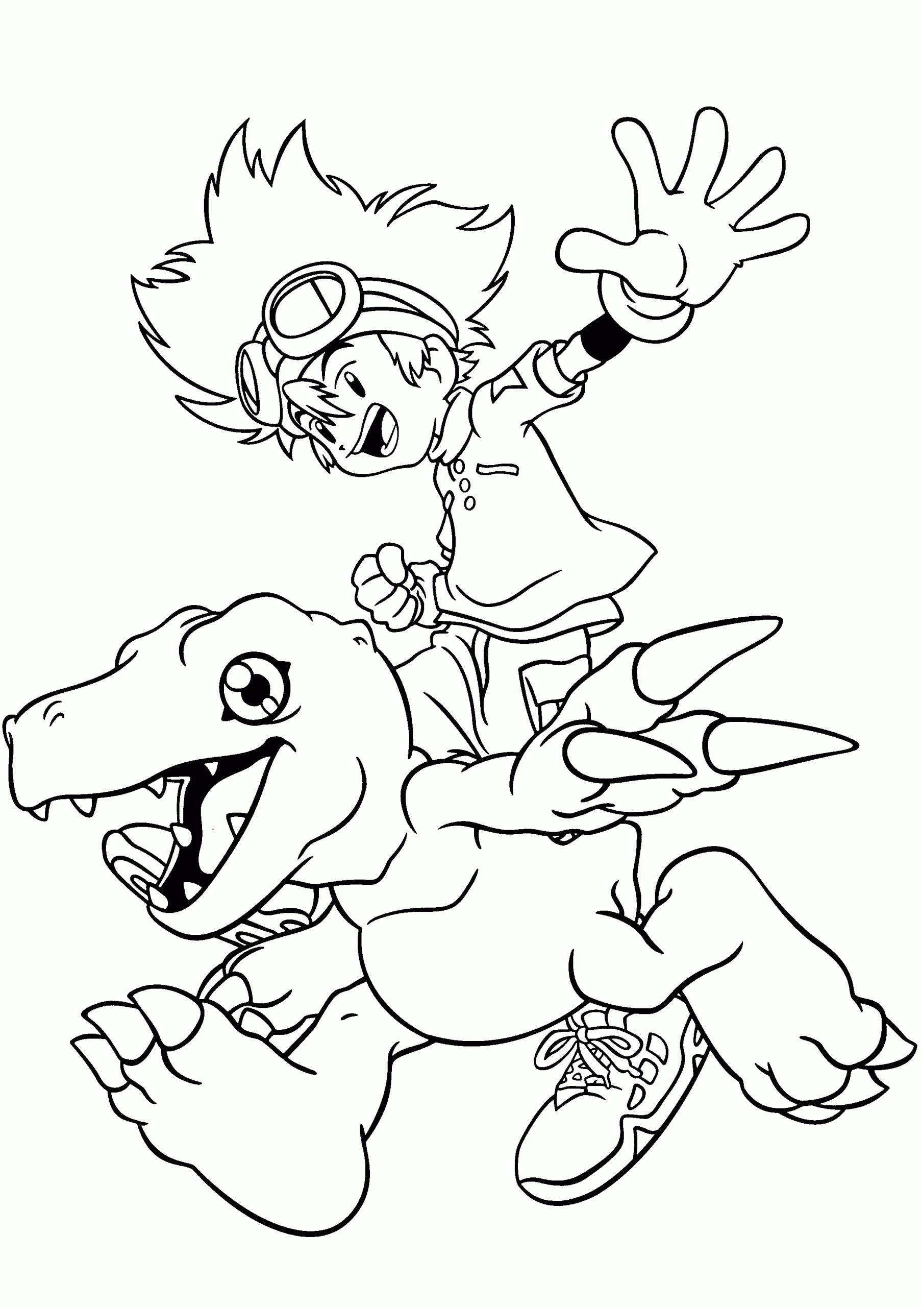 Coloring Pages For Teenagers Printable Free
 Free Printable Digimon Coloring Pages For Kids