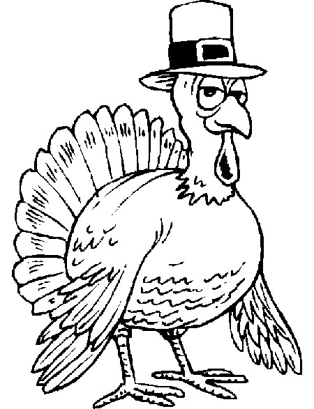 Coloring Pages For Toddlers
 Turkey coloring pages for kids