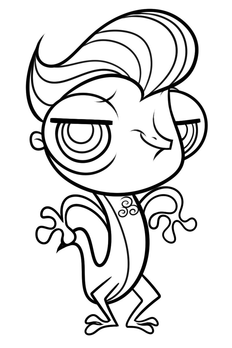 Coloring Pages For Toddlers Free
 Littlest Pet Shop coloring pages for kids to print for free