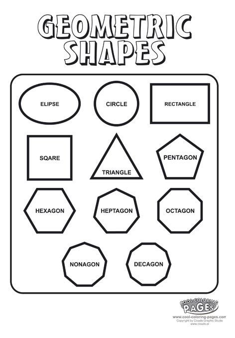 Coloring Pages For Toddlers Shapes
 Pin by Susan Miller on Kids Shapes