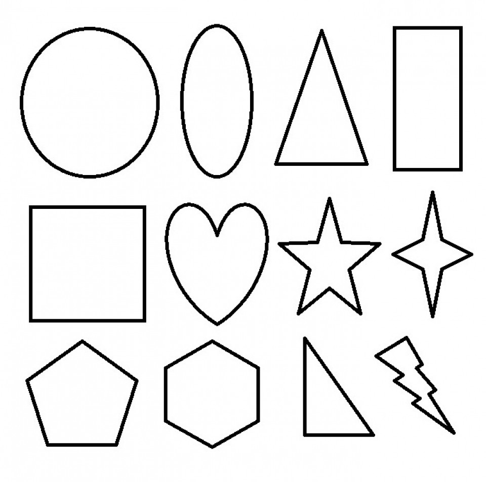 Coloring Pages For Toddlers Shapes
 Get This Kids Printable Shapes Coloring Pages x4lk2
