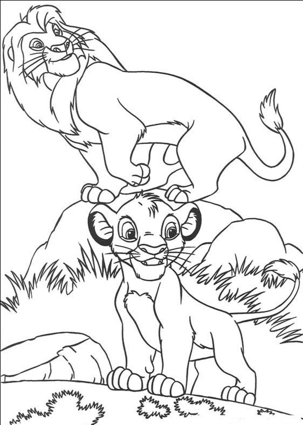 Coloring Pages For Toddlers To Print
 Free Printable Simba Coloring Pages For Kids