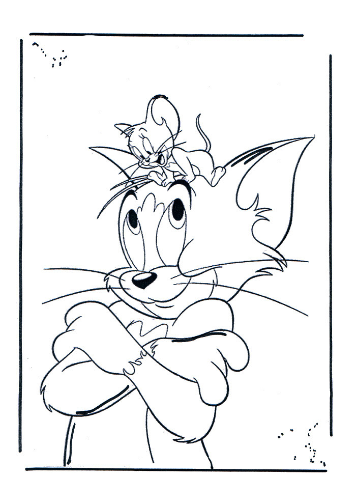 Coloring Pages For Toddlers To Print
 Free Printable Tom And Jerry Coloring Pages For Kids