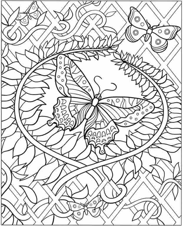 Coloring Pages Girls Hard
 inkspired musings Butterfly s Flight