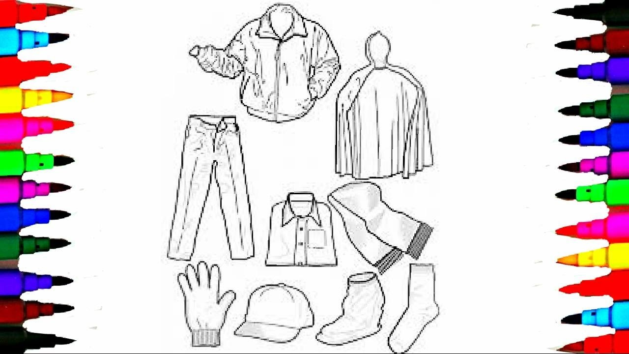 Coloring Pages Kidsboys.Com
 Coloring Pages Boys Clothes Jackets and Hat Coloring Book