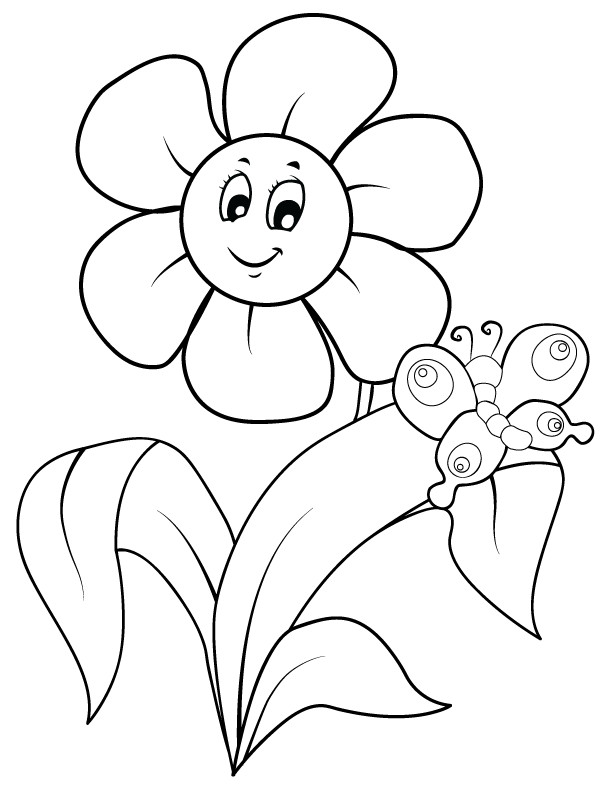 Coloring Pages Of Flowers For Kids
 Growing Things Kids Environment Kids Health National