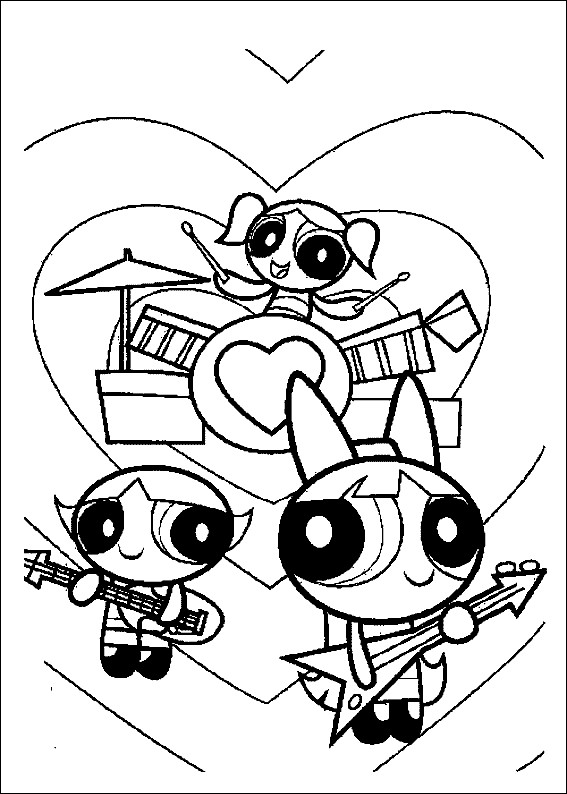 Coloring Pages Powerpuff Girls
 Power Puff Girls Coloring Pages