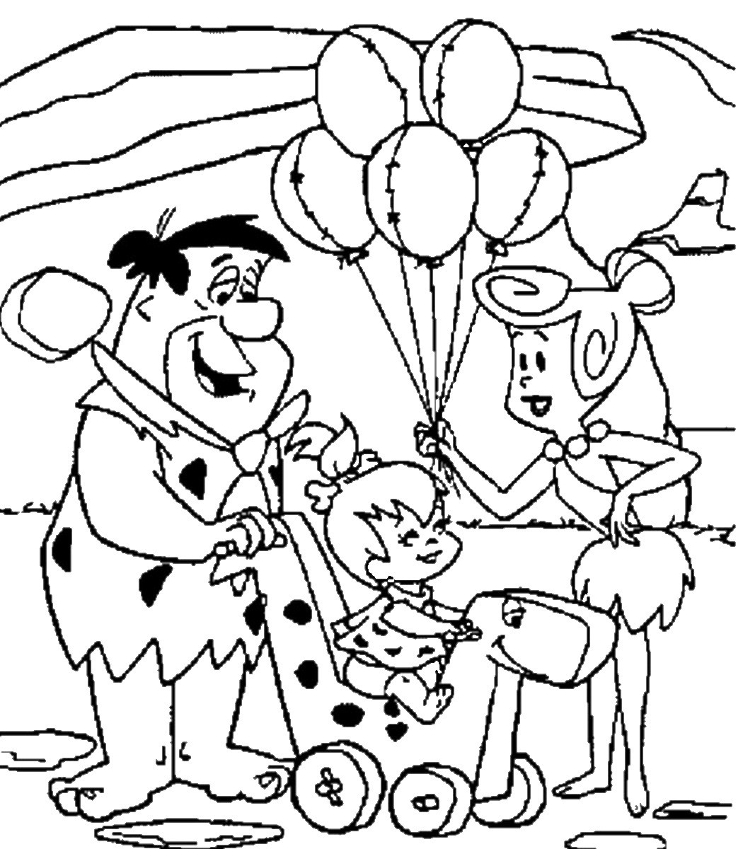 Coloring Pages Printable
 The Flintstones Coloring Pages