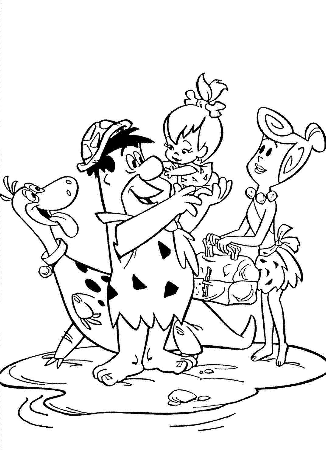 Coloring Pages Printable
 Flintstones Coloring Pages
