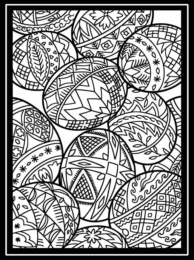 Coloring Sheet For Adults
 inkspired musings Easy Easter pretties and activities