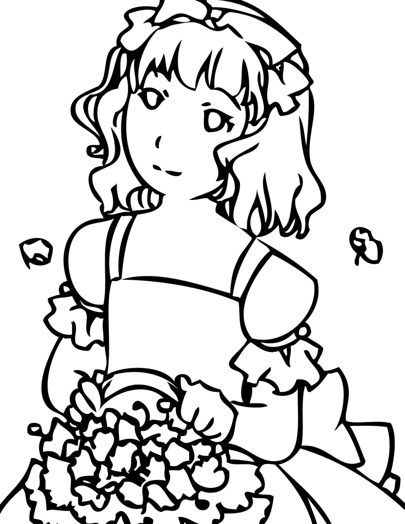 Coloring Sheet For Girls
 Coloring Pages for Girls Dr Odd
