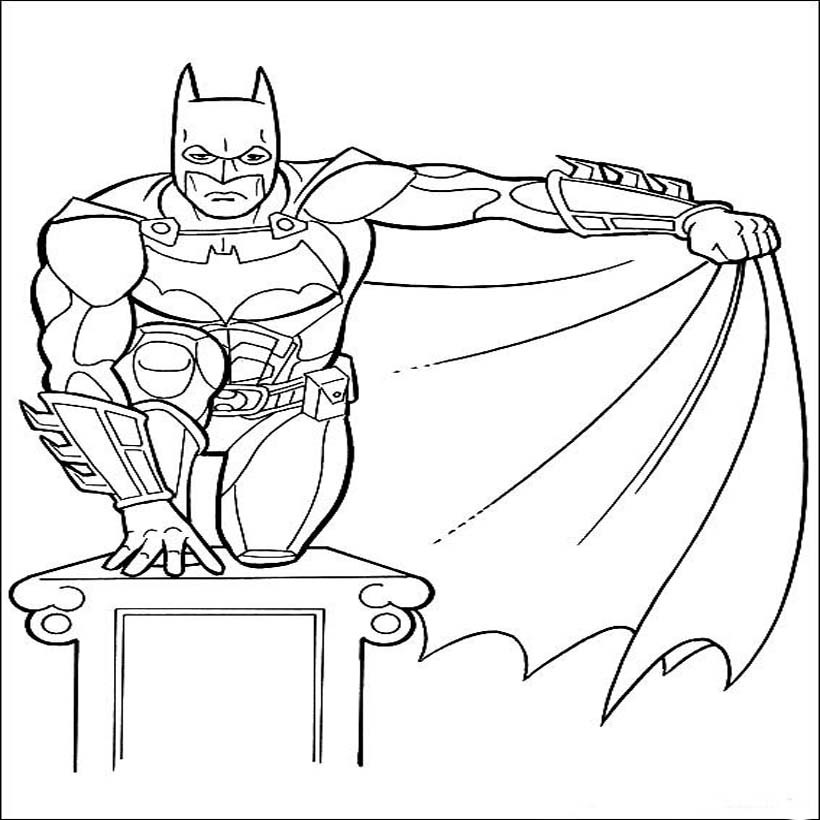 Coloring Sheet For Toddlers
 Batman coloring pictures pages for kids Coloring