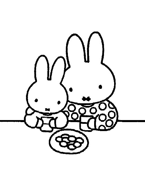 Coloring Sheet For Toddlers
 Cartoon For Colouring Miffy Coloring Page For Kids