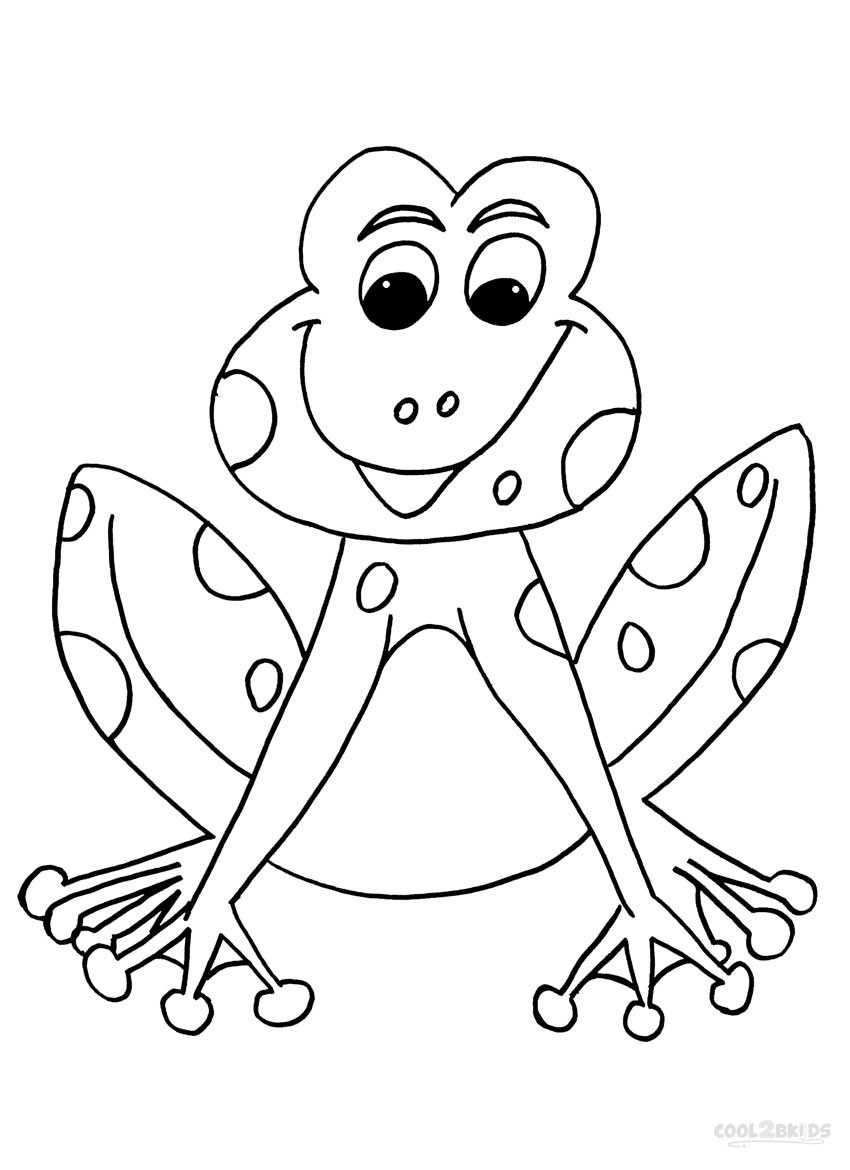 Coloring Sheet For Toddlers
 Printable Toad Coloring Pages For Kids