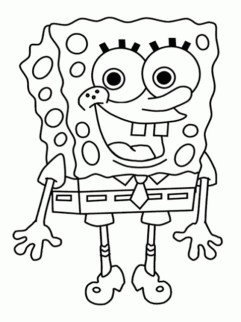 Coloring Sheet For Toddlers
 Kids Page Spongebob Coloring Pages for Kids