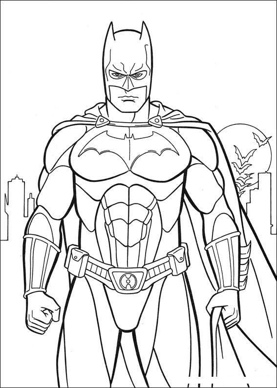 Coloring Sheets Boys
 Batman coloring page