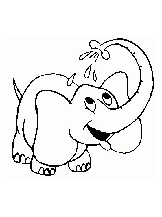 Coloring Worksheets For Kids
 Kids Page Elephant Coloring Pages
