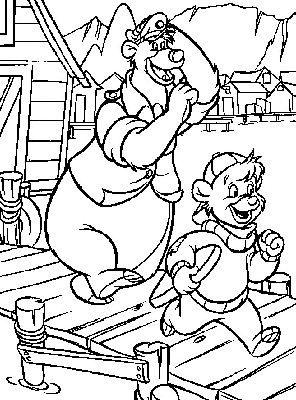 Coloring Worksheets For Kids
 TaleSpin Coloring Pages For Kids