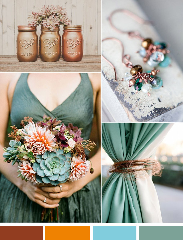 Colors For Fall Weddings
 Vintage Fall Weddings—Top 3 Hot Wedding Color Inspiration