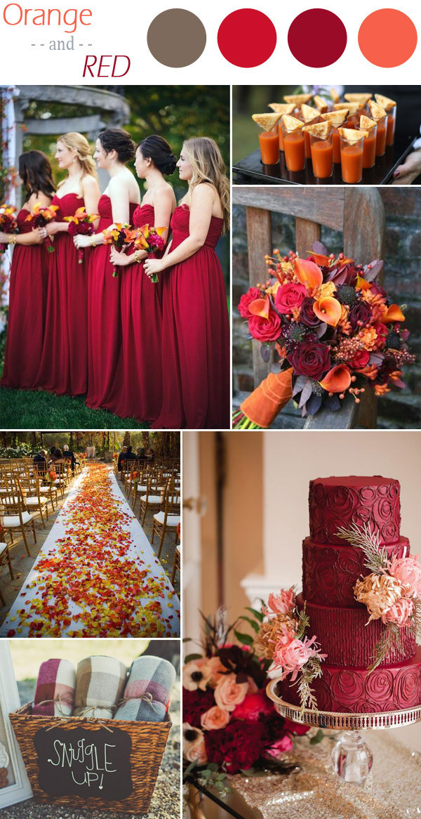 Colors For Fall Weddings
 6 Practical Wedding Color bos For Fall 2015