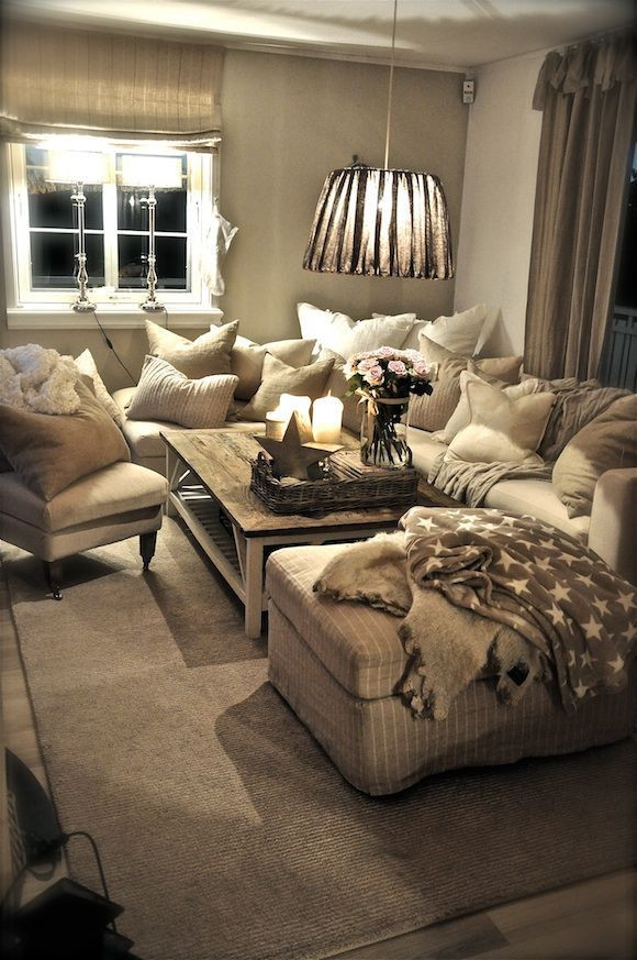 Comfy Living Room Ideas
 Image result for cosy cream brown living room in 2019