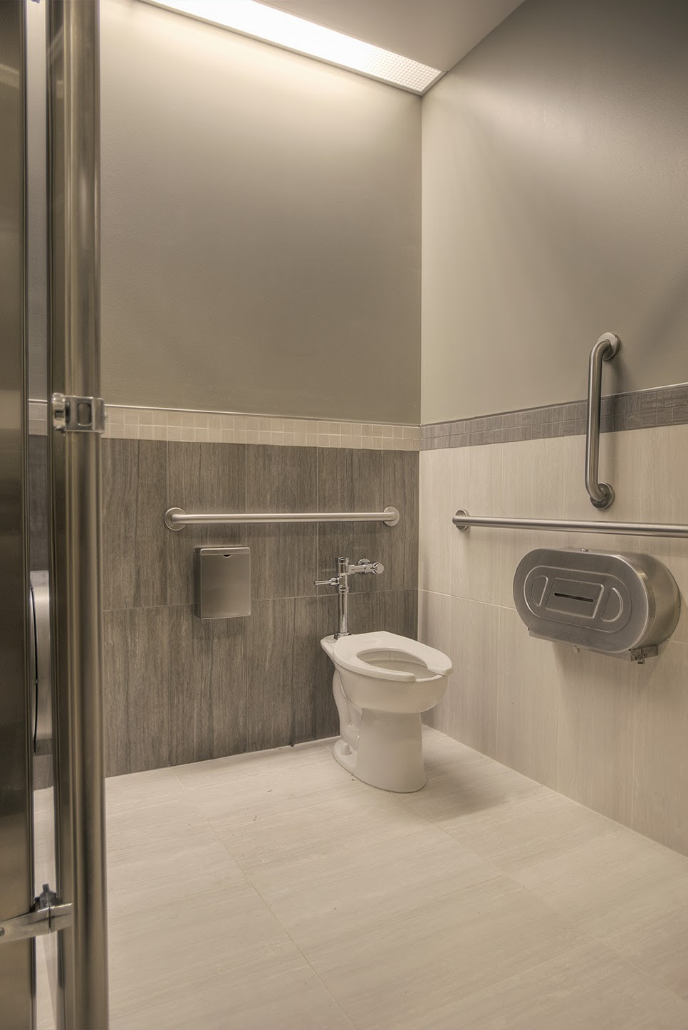 Commercial Bathroom Tile
 c2Design Gender Neutral mercial Restrooms