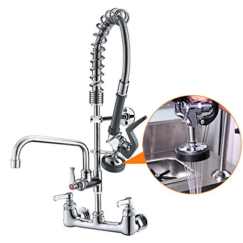 Commercial Kitchen Faucets Wall Mounted
 mercial Kitchen Faucet Wall Mount Pre Rinse Faucet with