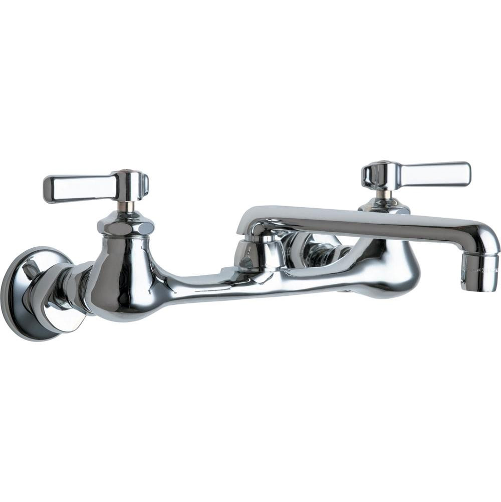 Commercial Kitchen Faucets Wall Mounted
 Chicago Faucets 540 LDABCP WALL MOUNTED SINK FAUCET