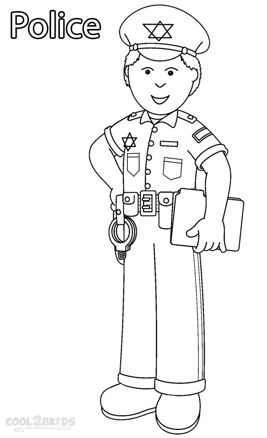 Community Helpers Coloring Pages For Toddlers
 Printable munity Helper Coloring Pages For Kids