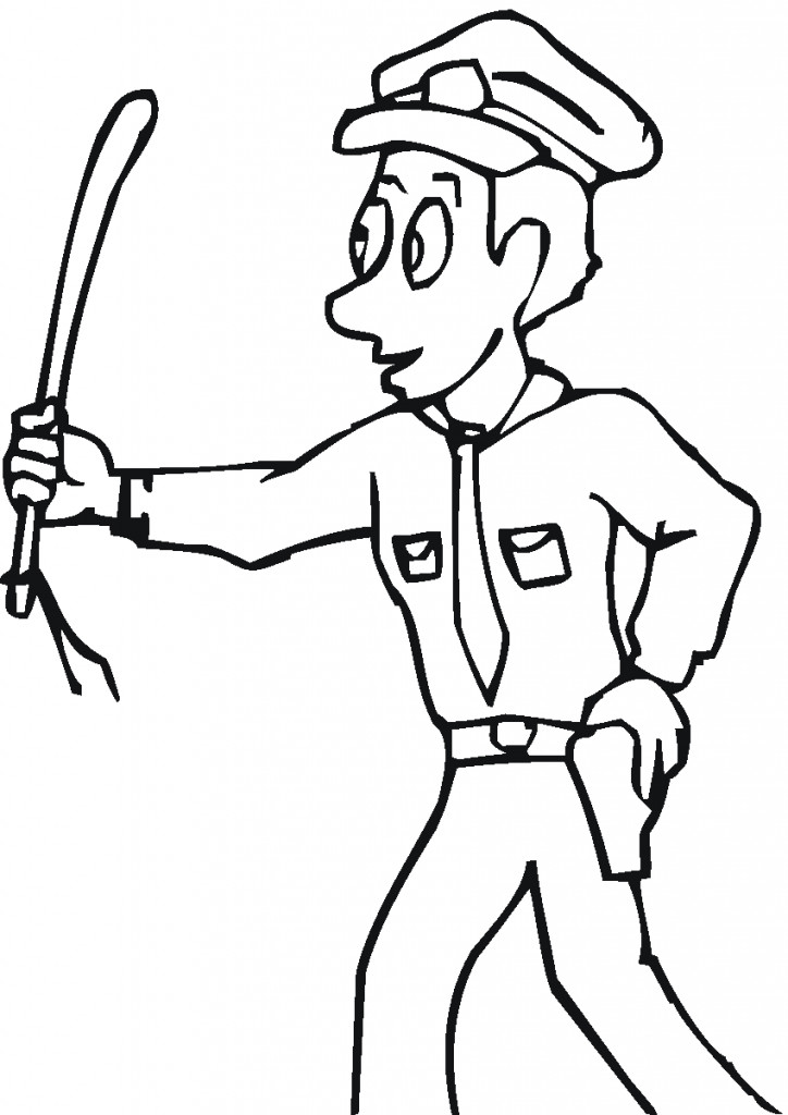 Community Helpers Coloring Pages For Toddlers
 Free Printable munity Helper Coloring Pages For Kids