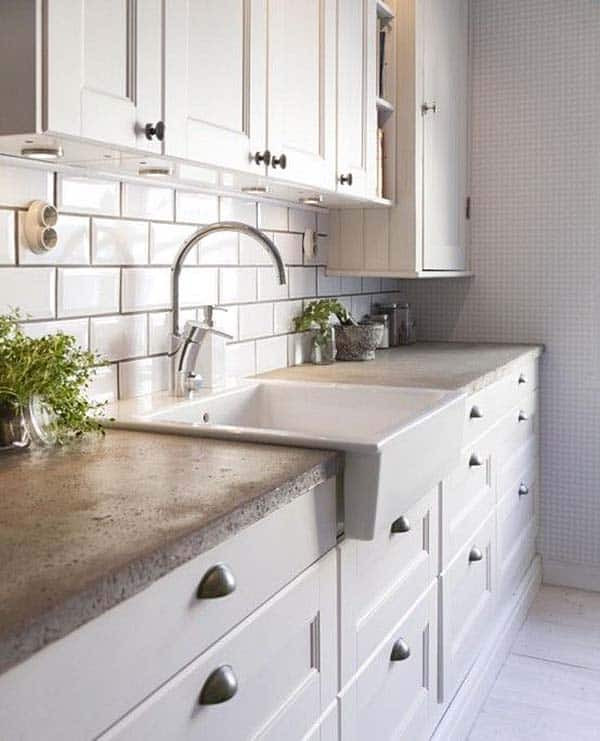Concrete Counters Kitchen
 40 Amazing and stylish kitchens with concrete countertops