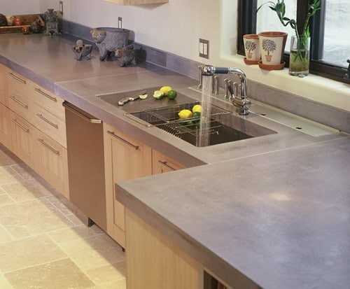 Concrete Counters Kitchen
 Concrete Countertop Ideas and Examples Part 1 of 2