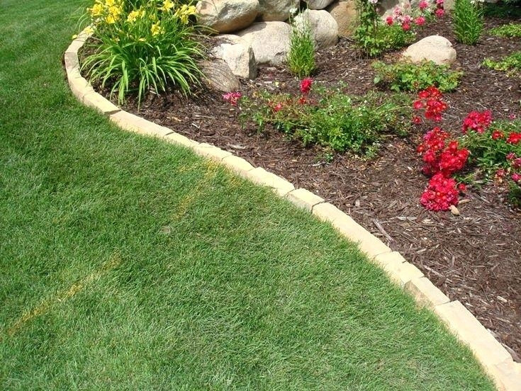 Concrete Landscape Edging Cost
 How To Make Concrete Landscape Edging Concrete Lawn