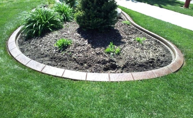 Concrete Landscape Edging Cost
 How To Make Concrete Landscape Edging Concrete Lawn