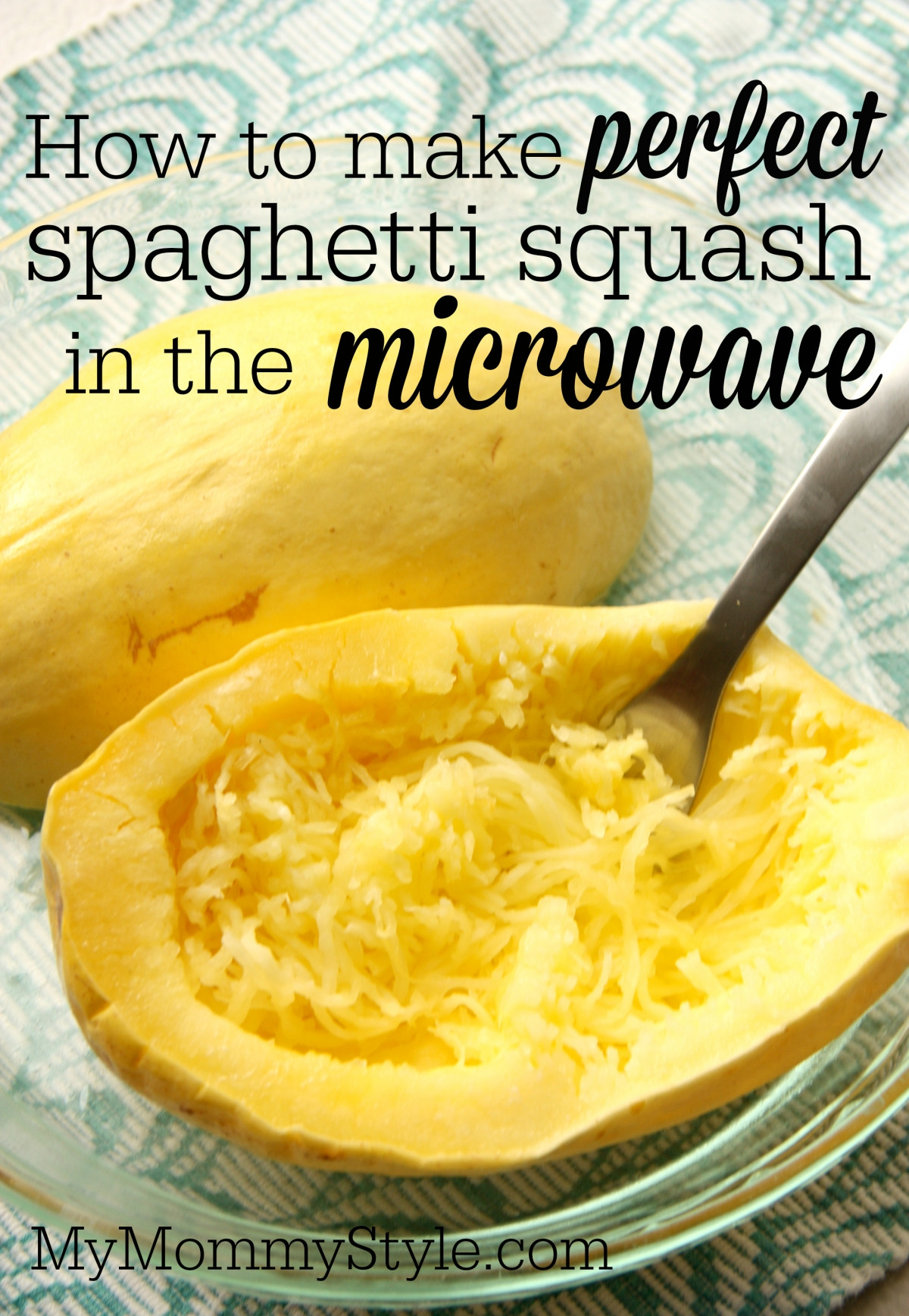 Cook Spaghetti In Microwave
 SPAGHETTI SQUASH IN A MICROWAVE