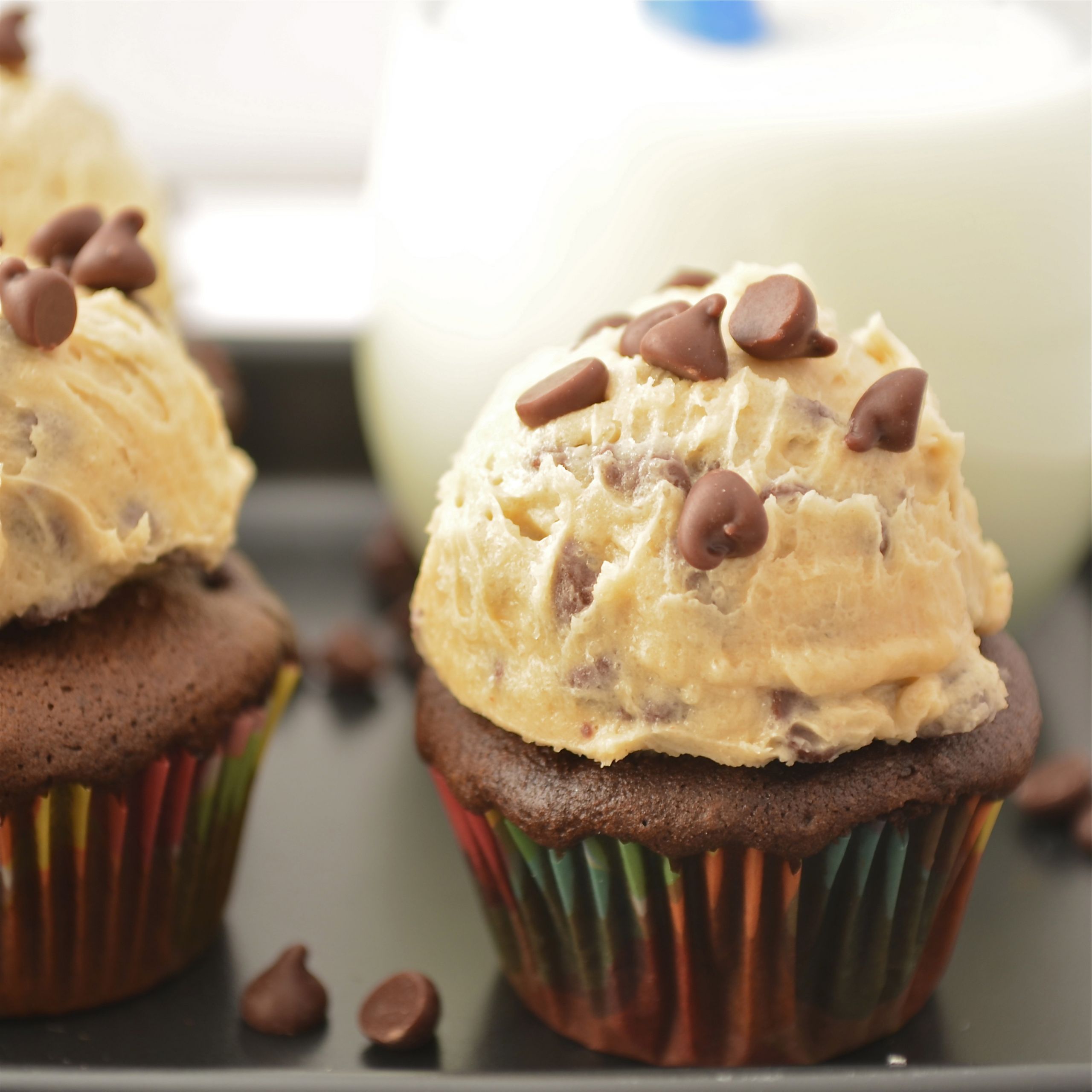 Cookie Dough Icing
 Cookie Dough Frosted Cupcakes
