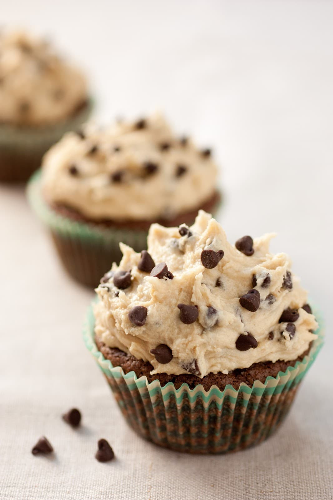 Cookie Dough Icing
 Brownie Cupcakes with Cookie Dough Frosting Cooking Classy