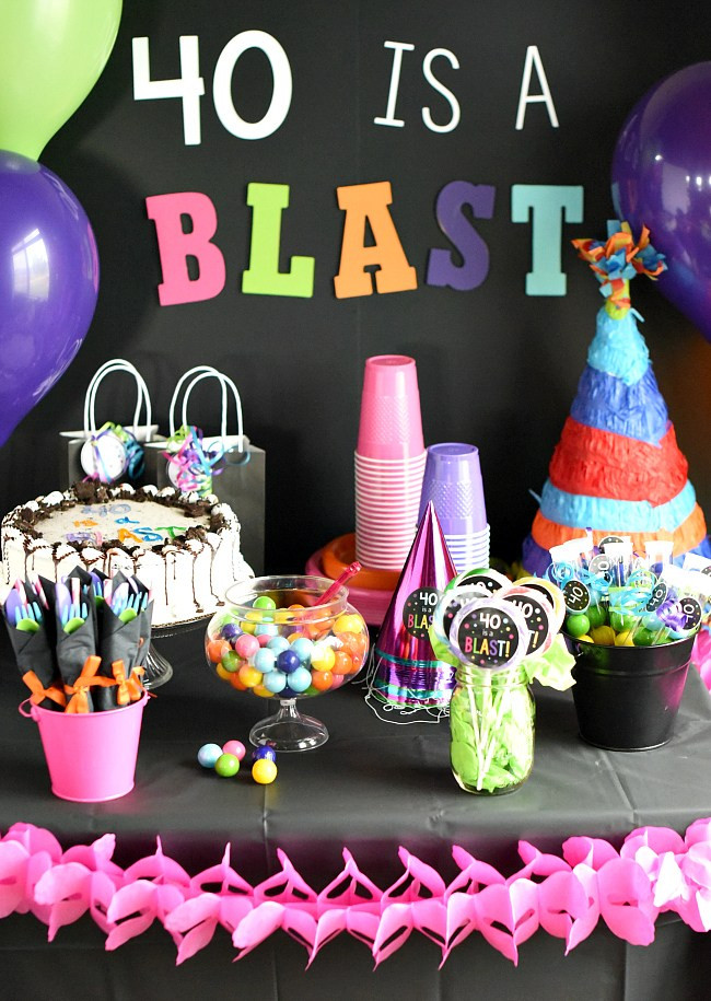 Cool 40Th Birthday Party Ideas
 40th Birthday Party Throw a 40 Is a Blast Party