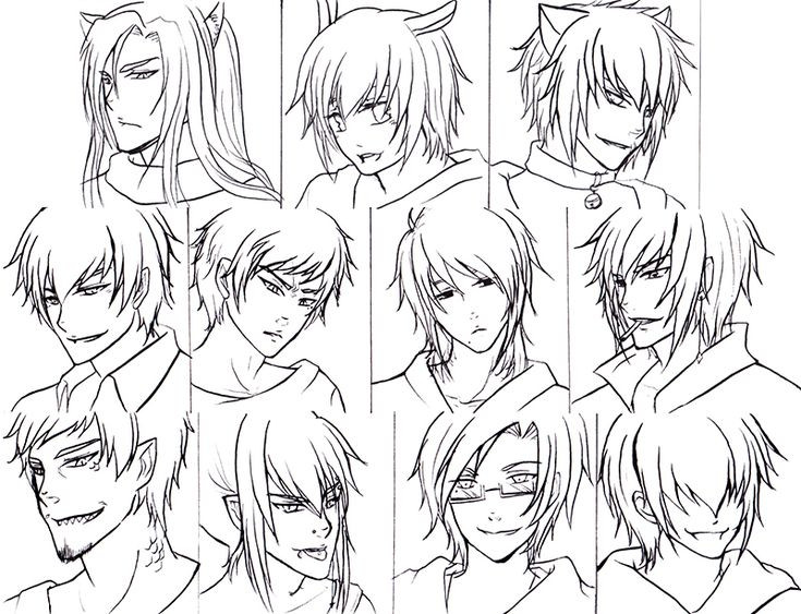 Cool Anime Hairstyles For Guys
 Best Image of Anime Boy Hairstyles