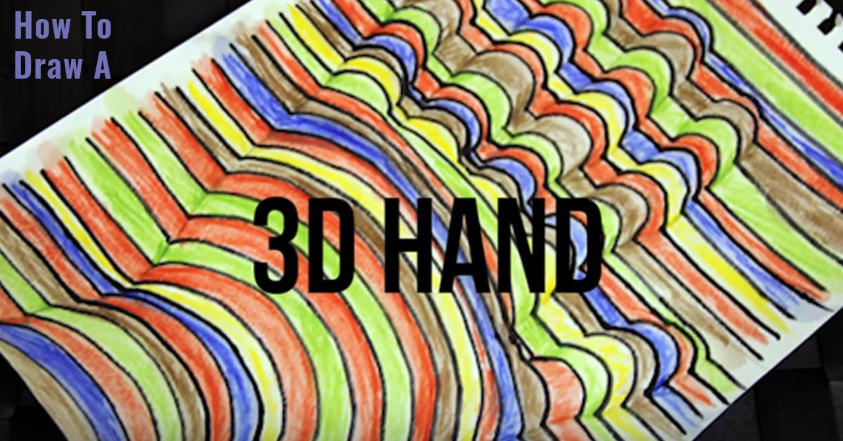 Cool Arts For Kids
 Super Cool 3 D Hand Art