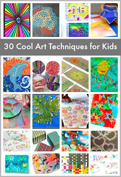 Cool Arts For Kids
 30 Super Cool Art Techniques for Kids
