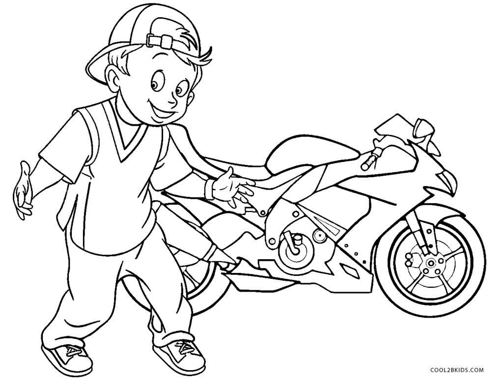 Cool Boys Coloring Pages
 Free Printable Boy Coloring Pages For Kids