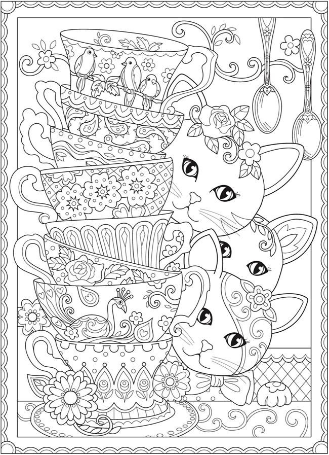 Cool Coloring Books For Kids
 Pin by Gena Andreano on Dover Coloring