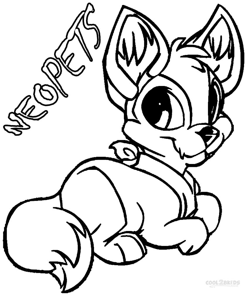 Cool Coloring Books For Kids
 Printable Neopets Coloring Pages For Kids