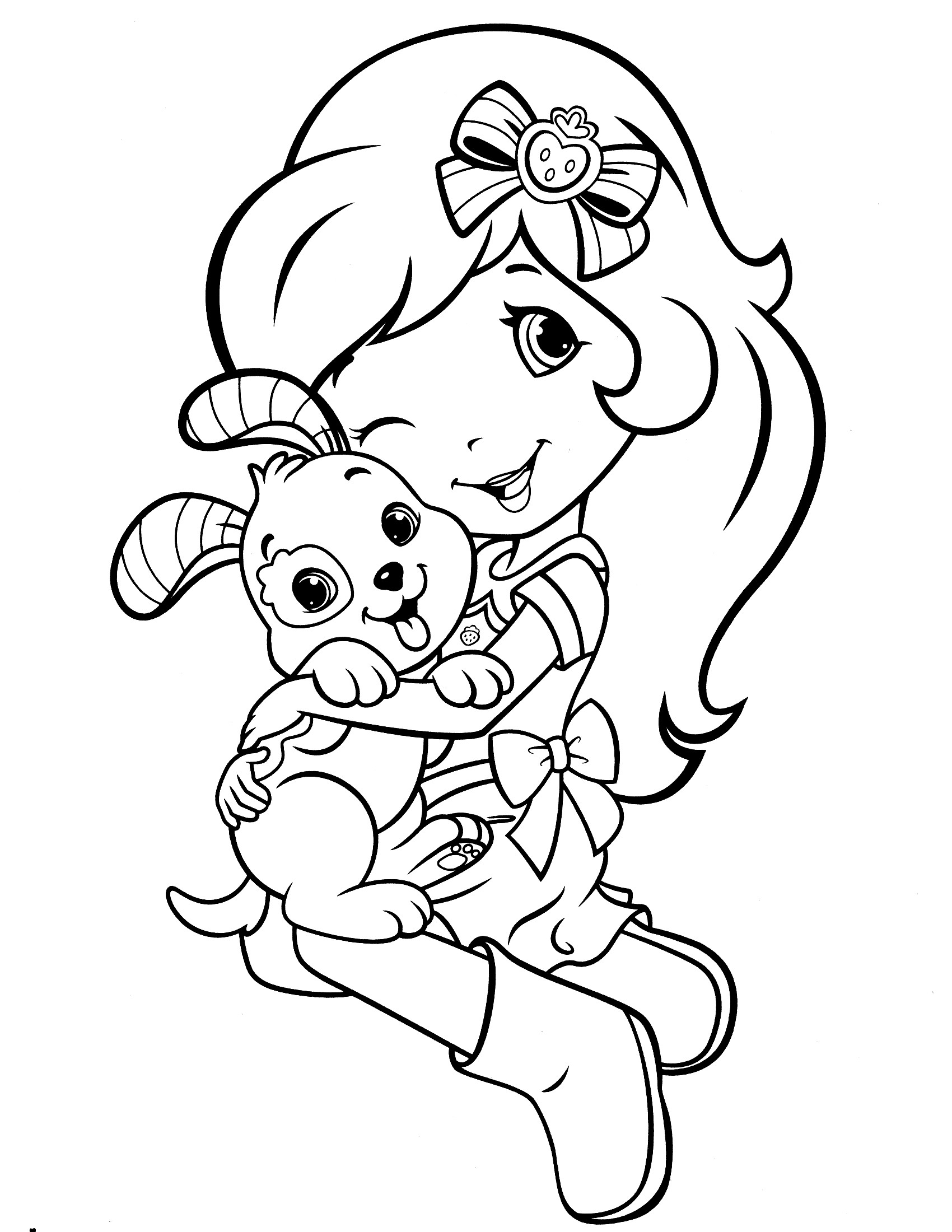 Cool Coloring Books For Kids
 Strawberry Shortcake Coloring Pages Cool coloring pages