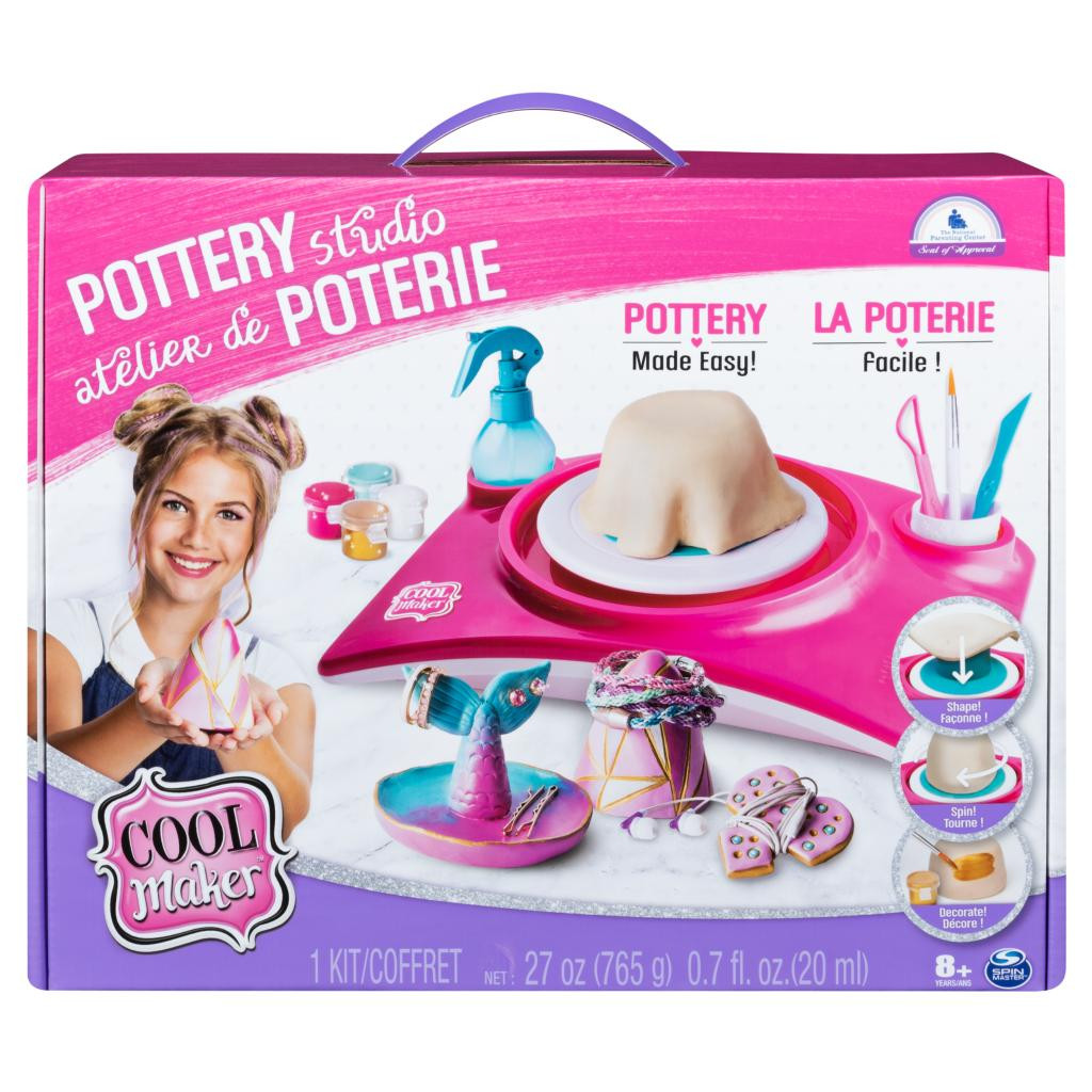 Cool Craft Kits
 Spin Master Cool Maker Cool Maker Pottery Studio Clay