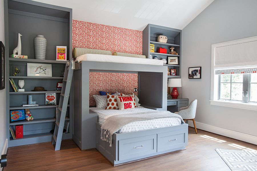 Cool Kids Room
 25 Cool Kids’ Bedrooms that Charm with Gorgeous Gray