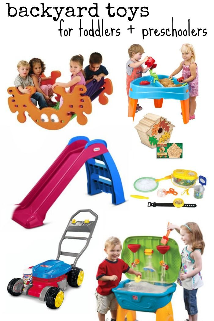 Cool Outdoor Toys For Kids
 Backyard Toys For Toddlers & Preschoolers